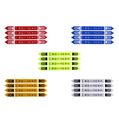 5sets Car Opening Door Anti-Collision Safety Warning Reflector, 5sets Diamond White, 5sets Diamond Red, 5sets Diamond Blue, 5sets Diamond Yellow, 5sets Fluorescent Green