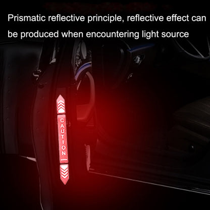 5sets Car Opening Door Anti-Collision Safety Warning Reflector, 5sets Diamond White, 5sets Diamond Red, 5sets Diamond Blue, 5sets Diamond Yellow, 5sets Fluorescent Green