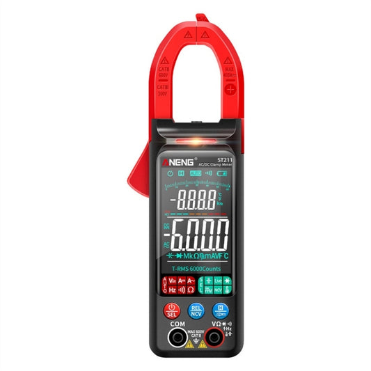 Pince multifonction grand écran entièrement automatique intelligente ANENG, courant continu rouge ST212, courant continu noir ST212