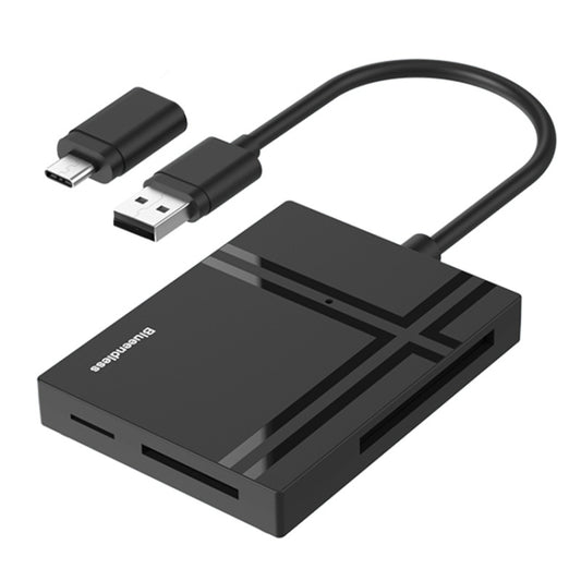 Lecteur de cartes Blueendless C5U3 Type-C/USB-C 5 en 1 CF/XD/TF/SD/MS, C5U3