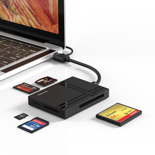 Lecteur de cartes Blueendless C5U3 Type-C/USB-C 5 en 1 CF/XD/TF/SD/MS, C5U3