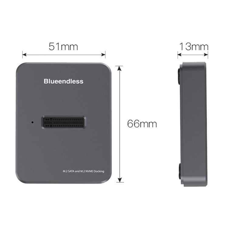 Blueendless SD03 M.2 SATA/NVME Dual Protocol Solid-State Hard Disk Base, SD03 (M.2 SATA/NVME Dual Protocol)