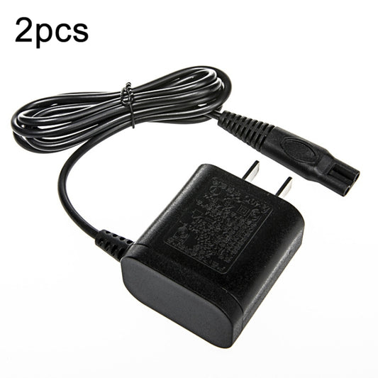 2 chargeurs HQ850 8V pour rasoir PHILIPS HQ915 HQ916 HQ988 HQ909 S5077, prise US, 2 chargeurs HQ850 prise US