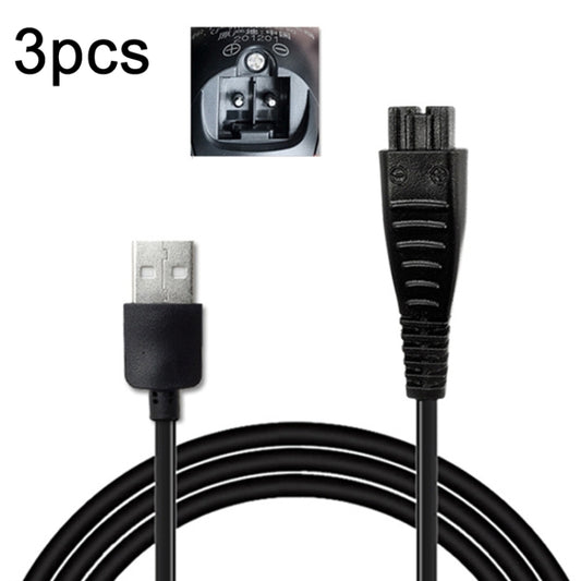 3 Câbles de charge USB 4,8 V 1,25 A pour rasoir électrique Panasonic ES-LM31 ES-PLM3B, prise USB 4,8 V 1,25 A
