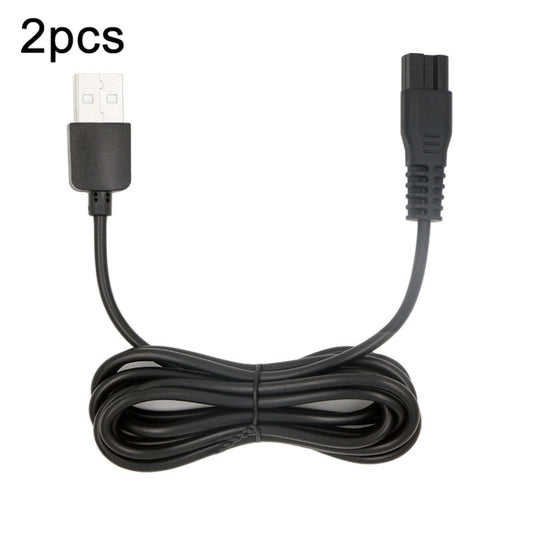 2pcs 5V USB Charging Cable For AUX Hair Clipper A5 A6 A8 S5, For AUX Hair Clipper