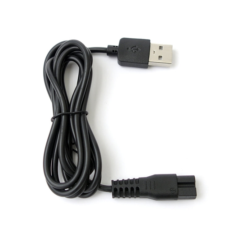 Câble de charge USB 5V 2 pièces pour tondeuse à cheveux AUX A5 A6 A8 S5, pour tondeuse à cheveux AUX