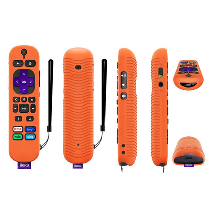 For TCL Roku Voice Remote Pro Y30 Remote Control Shockproof Silicone Protective Case, For TCL Roku Voice Remote Pro(Luminous White), For TCL Roku Voice Remote Pro(Black), For TCL Roku Voice Remote Pro(Orange), For TCL Roku Voice Remote Pro(Red)        ...