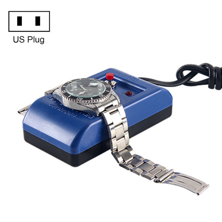 Watch Repair Tool Demagnetization Instrument Mechanical Watch Demagnetizer, Style:, White Professiona US Plug, Blue Home US Plug