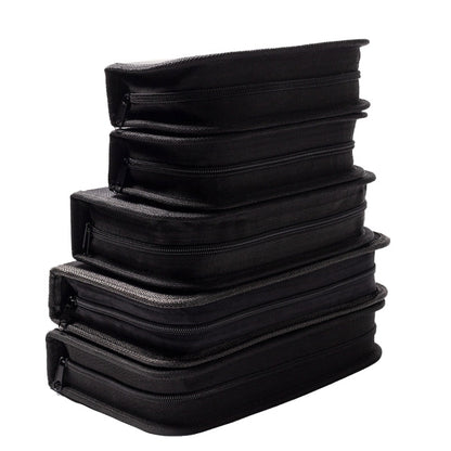 Zipper Storage Package Portable Multi-Function Tool Storage Bag, Style:, A Canvas, B Leather+Canvas, C Leather, D Canvas, E Leather+Canvas, F Leather+Canvas