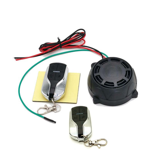 Alarme antivol 12V pour moto avec télécommande et klaxon, 2 télécommandes