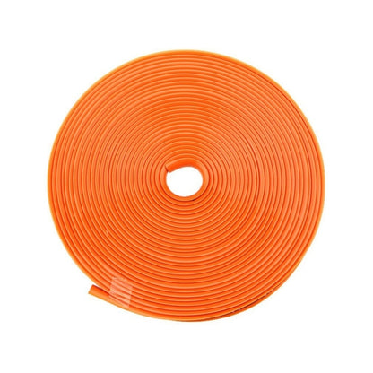 8m/roll Car Wheel General Sticker Modified Protection Sticker Anti-collision Strip, 1roll Orange, 1roll Gray, 1roll White, 1roll Black, 1roll Red, 1roll Pink, 1roll Purple, 1roll Blue