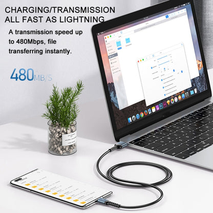 REMAX RC-C008 2.4A TPE Soft Anti-breakage Data Cable,Length 1m