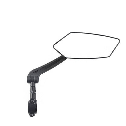 Mountain Bike High Definition Flat Reflective Rearview Mirror, Specification:, Single Left, Single Right, 1 Pair