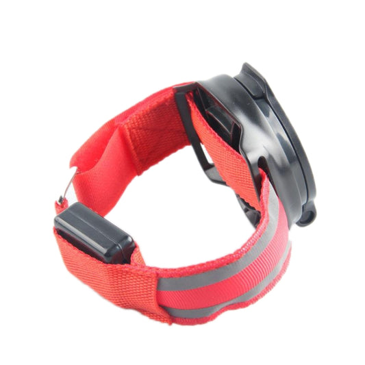 Bicycle 360-degree Rotating Rearview Mirror With Wrist Light, Rearview Mirror With Wrist Light