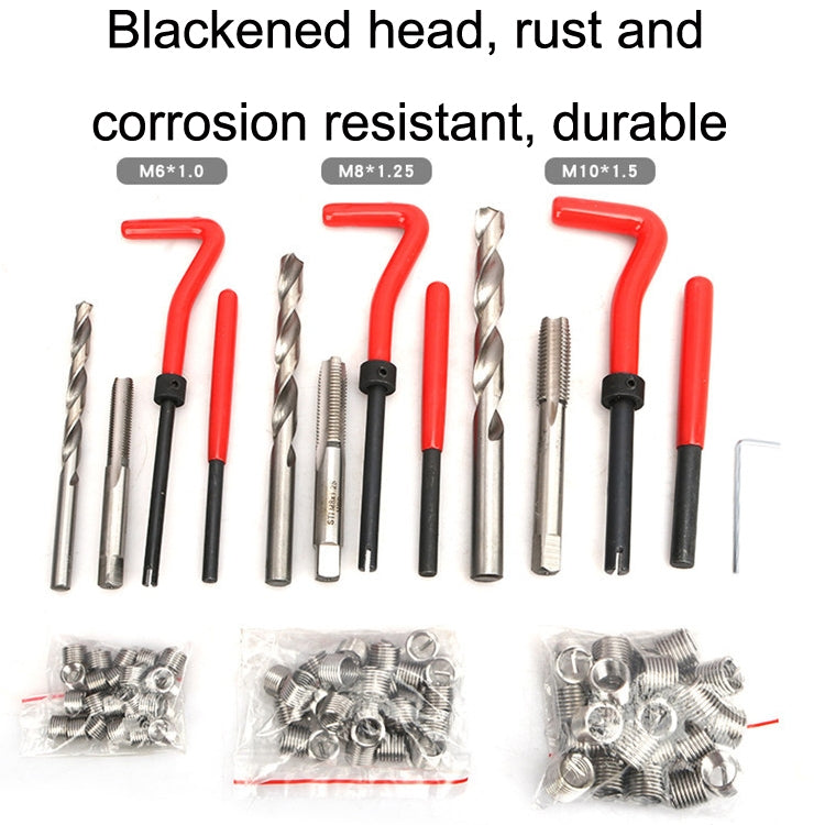 88 in 1 Car Screw Thread Repair Spark Plug Tapping Tool Tapper Tap Gripper Kit, 88 in 1