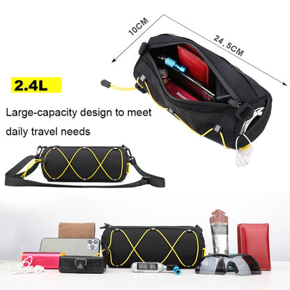 Rhinowalk RK9103 2.4L Outdoor Sports Cycling Front Bag Bicycle Waterproof Handlebar Bag, Light Blue, Full Black, Camouflage Gray, Camouflage Red, Camouflage Green