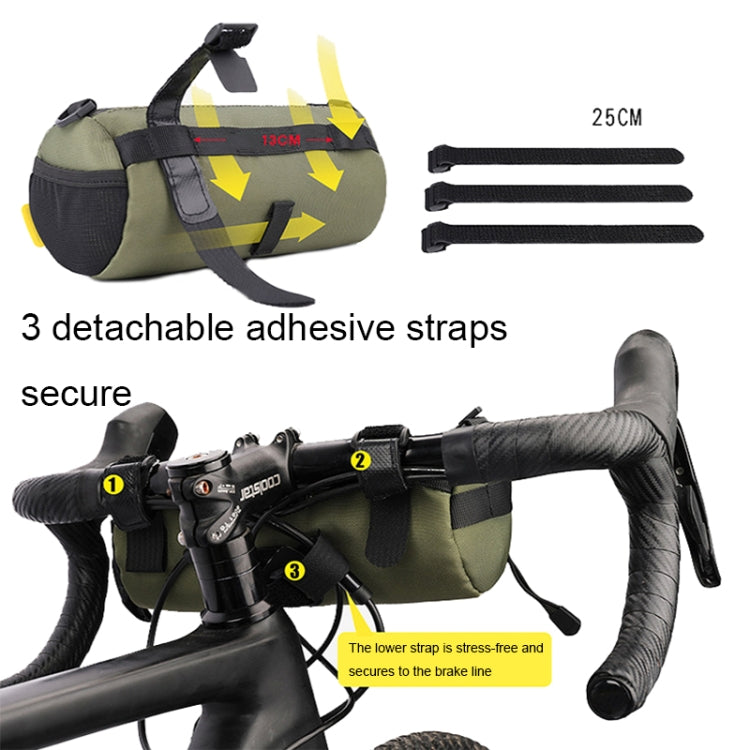 Rhinowalk RK9103 2.4L Outdoor Sports Cycling Front Bag Bicycle Waterproof Handlebar Bag, Light Blue, Full Black, Camouflage Gray, Camouflage Red, Camouflage Green