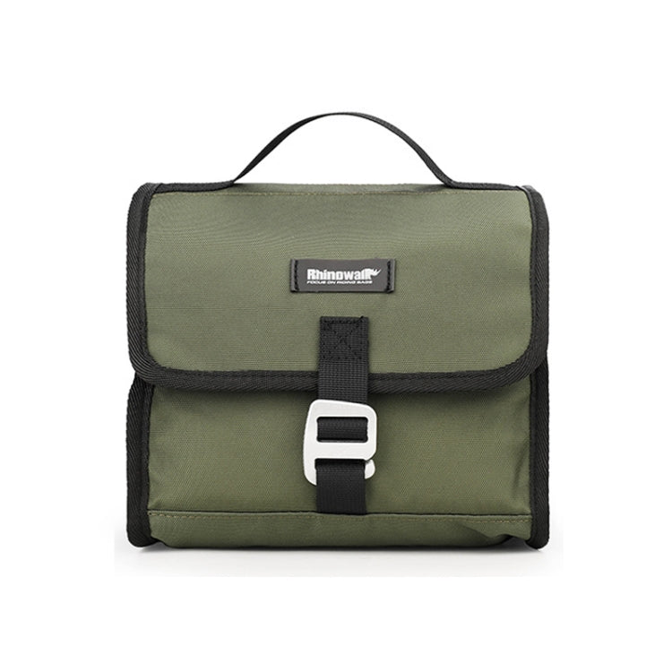 Rhinowalk RK9106 Faltbare Fahrradlenkertasche Outdoor Multifunktionale Fahrradtasche, Grün, Grau, Vollschwarz
