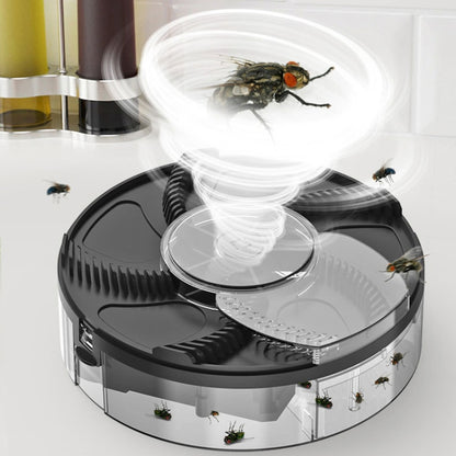 S008 Automatic Fly Killer Silent USB Household Fly Trap, Spec: USB Plug-in Type