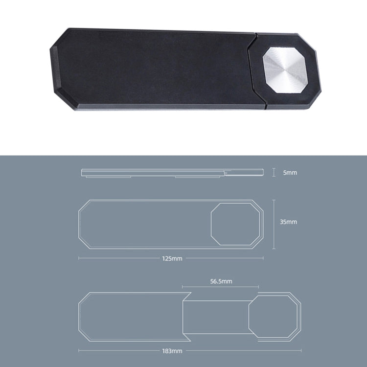 Laptop Telescopic Magnetic Phone Holder Expansion Phone Stand Car Screen Side Phone Mount