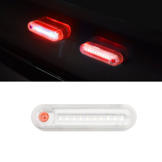 Lumière d'avertissement stroboscopique solaire anti-collision arrière pour moto et voiture électrique, lumière rouge, lumière bleue, lumière colorée, lumière colorée vive