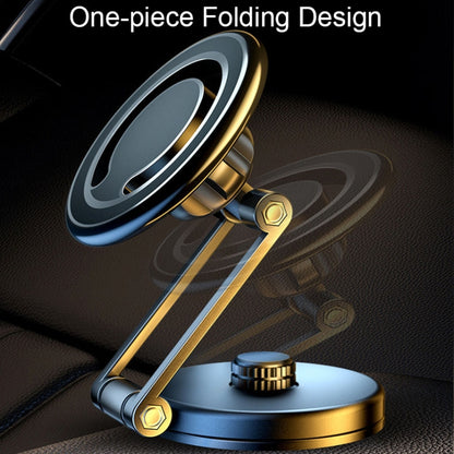 D27 Car Magnetic Telescopic Folding Navigation Mobile Phone Holder, D27 (Silver), D27 (Black)