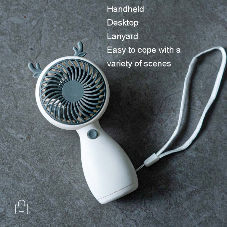 2 mini-ventilateurs USB MLS6035 rechargeables avec cordon, style aléatoire, MLS6035 Jaune, MLS6035 Vert