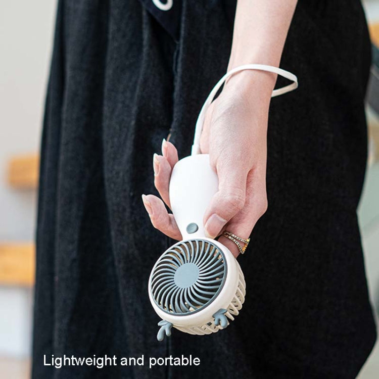 2 mini-ventilateurs USB MLS6035 rechargeables avec cordon, style aléatoire, MLS6035 Jaune, MLS6035 Vert