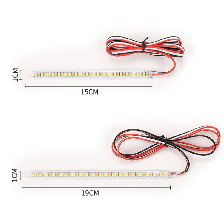 Car Rearview Mirror Decoration LED Streamer Turn Signal, Length： 14cm A Pair, 14cm A Pair, 18cm A Pair