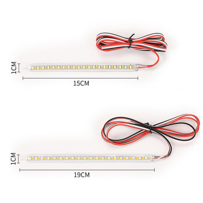 Car Rearview Mirror Decoration LED Streamer Turn Signal, Length： 14cm A Pair, 14cm A Pair, 18cm A Pair