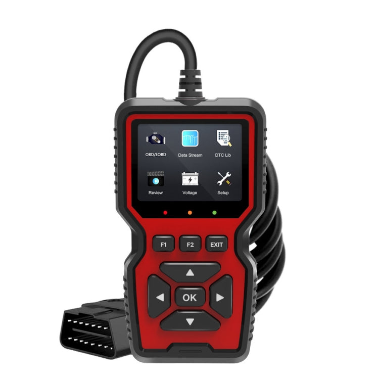 Détecteur de pannes de voiture V519 OBD2 à écran couleur, V519