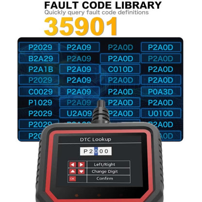 Détecteur de pannes de voiture V519 OBD2 à écran couleur, V519