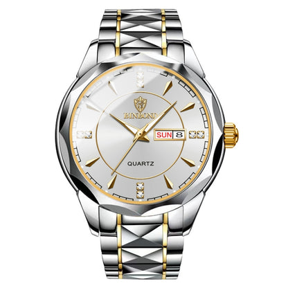 Montre à Quartz BINBONG B5552 Lumineuse Multifonctionnelle Calendrier d'affaires