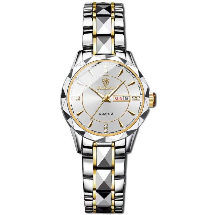 Montre à Quartz BINBONG B5552 Lumineuse Multifonctionnelle Calendrier d'affaires