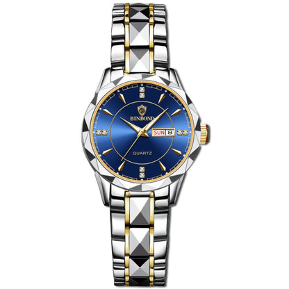 Montre à Quartz BINBONG B5552 Lumineuse Multifonctionnelle Calendrier d'affaires
