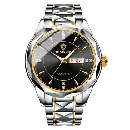 Montre à Quartz BINBONG B5552 Lumineuse Multifonctionnelle Calendrier d'affaires