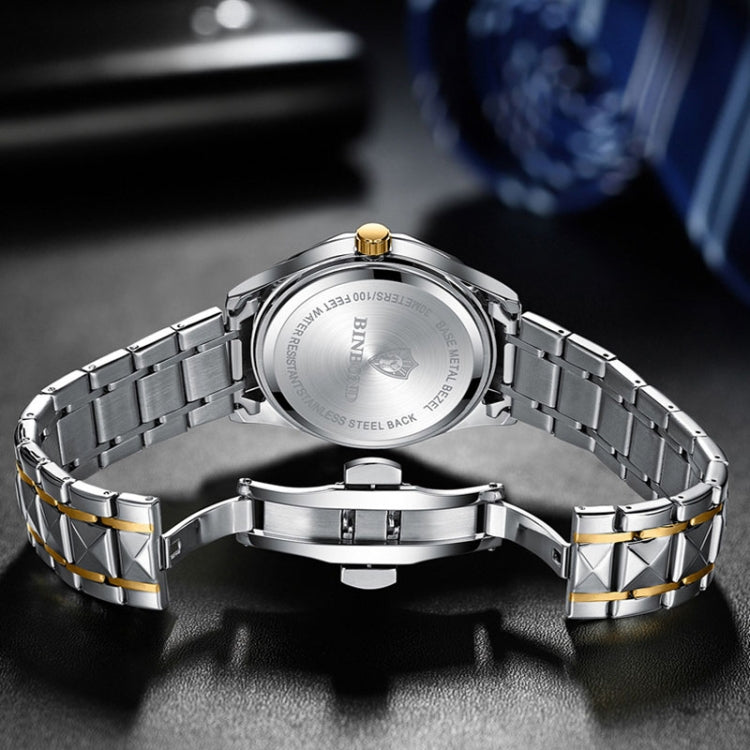 Montre à Quartz BINBONG B5552 Lumineuse Multifonctionnelle Calendrier d'affaires