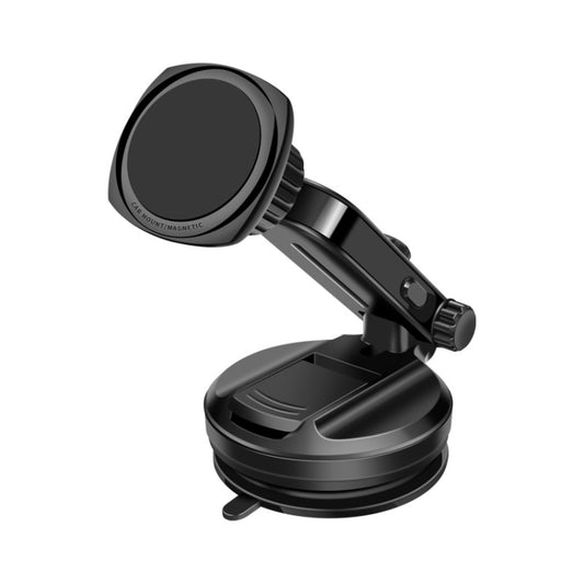 Support de téléphone portable magnétique puissant pour voiture à ventouse télescopique avec base en caoutchouc, Support de téléphone portable magnétique
