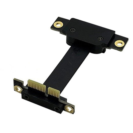 Câble de rallonge PCI-E 3.0 1X vers 1X à 90 degrés inversé pour carte graphique/carte réseau sans fil/carte de conversion, longueur 1X vers 1X : 5 cm