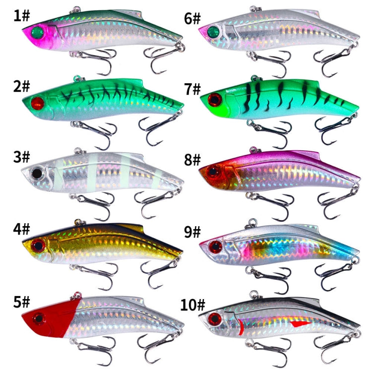 HENGJIA VI025 Submerged Trembling Swimming VIB Lure Plastic Fake Bait, VI025 (5), VI025 (6), VI025 (7), VI025 (8), VI025 (9), VI025 (10), VI025 (1), VI025 (2), VI025 (3), VI025 (4)