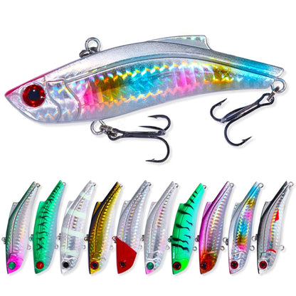 HENGJIA VI025 Submerged Trembling Swimming VIB Lure Plastic Fake Bait, VI025 (5), VI025 (6), VI025 (7), VI025 (8), VI025 (9), VI025 (10), VI025 (1), VI025 (2), VI025 (3), VI025 (4)