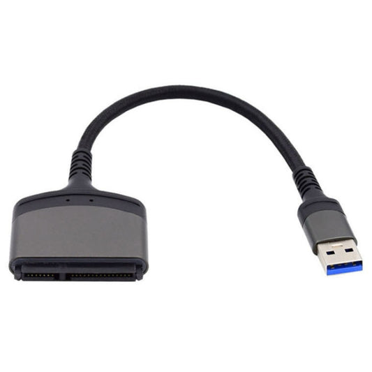 Aluminum Easy Drive Line USB3.0 To SATA Hard Disk Data Cable Supports 2.5 Inch SATA 22P, USB3.0 To SATA