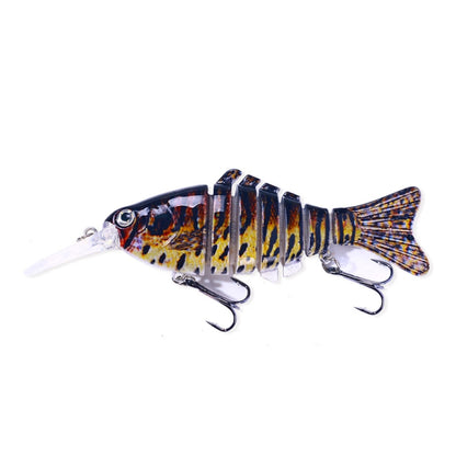 HENGJIA JM065 12cm Leurre de pêche Luya appât coulant multisections, JM065 (7), JM065 (8), JM065 (9), JM065 (10), JM065 (1), JM065 (2), JM065 (3), JM065 (4), JM065 (5), JM065 (6)