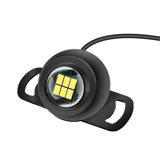 Car LED Ultra -Bright Electric Eye Reversing Light External Bulb Modified Universal Auxiliary Light, Style:, Long Bright Black Shell, Long Bright Silver Shell, Long Bright After 3 Flashes Black Shell, Long Bright After 3 Flashes Silver Shell