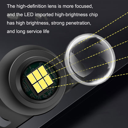 Car LED Ultra -Bright Electric Eye Reversing Light External Bulb Modified Universal Auxiliary Light, Style:, Long Bright Black Shell, Long Bright Silver Shell, Long Bright After 3 Flashes Black Shell, Long Bright After 3 Flashes Silver Shell
