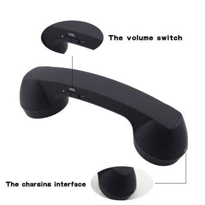 Bluetooth Wireless Connection Retro Microphone External Mobile Phone Handset, Bluetooth Black, Bluetooth White, Bluetooth Sky Blue, Bluetooth Yellow, Bluetooth Red, Bluetooth Pink