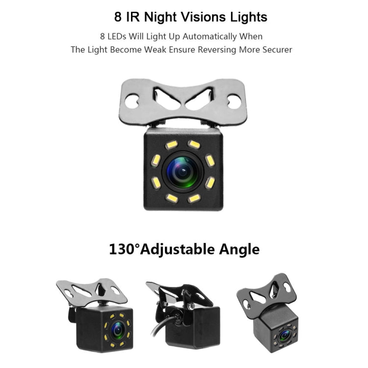 R0003 LED Fill Light External Reversing Video Camera HD Night Vision CCD Car Camera, 8 LED Lamp P System, 8 LED Lamp N System, 12 LED Lamp P System, 12 LED Lamp N System