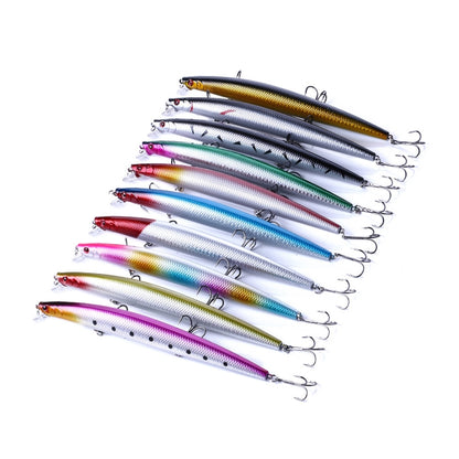 HENGJIA MI101 18cm 26g Long-distance Casting Sea Fishing Fake Lures Minnow Baits, MI101 (5), MI101 (1), MI101 (2), MI101 (3), MI101 (6), MI101 (8), MI101 (9), MI101 (10), MI101 (10 Colors)