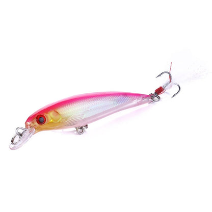 HENGJIA MI094 Simulation Laser Imitation-Köder Minnow Angelköder, 1, 2, 3, 4, 5, 6, 7, 8, 9, 10, 10 Farben verpackt