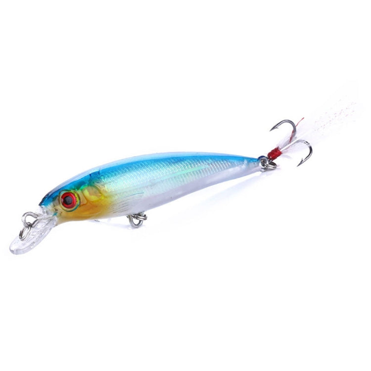 HENGJIA MI094 Simulation Laser Imitation-Köder Minnow Angelköder, 1, 2, 3, 4, 5, 6, 7, 8, 9, 10, 10 Farben verpackt
